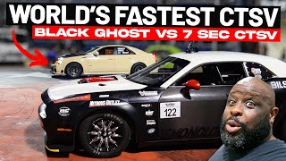 I raced the World's FASTEST CTSV 👀 | Black Ghost vs 7 Sec CTSV DRAG RACE