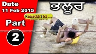 Bhaloor (Moga)  Kabaddi Tournament 11 Feb 2015 Part 1 by Kabaddi365.com