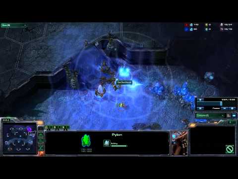 [#40] ZvP How to destroy the 3 pylon ramp block