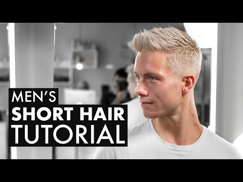 Textured Short Haircut for Men - Easy Tutorial to do at Home