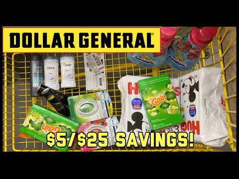Dollar General | $5/$25 Savings! | Breakdowns Included! | Meek’s Coupon Life