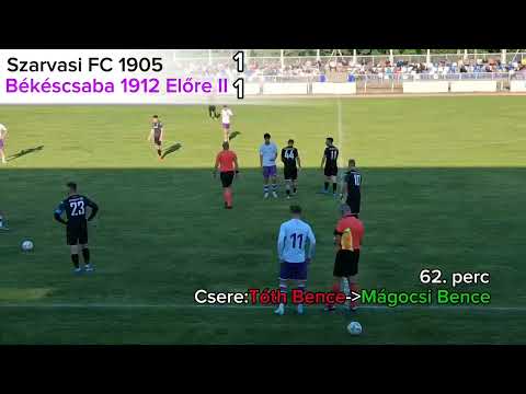 Szarvasi FC 1905-Békéscsaba 1912 Előre II 1-1 (2025.05.11)