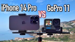 iPhone 14 Pro VS GoPro Hero 11 Camera Comparison!