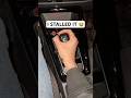 New Manual Driver STALLS HORRIBLY #cars #manual #hoonhaus