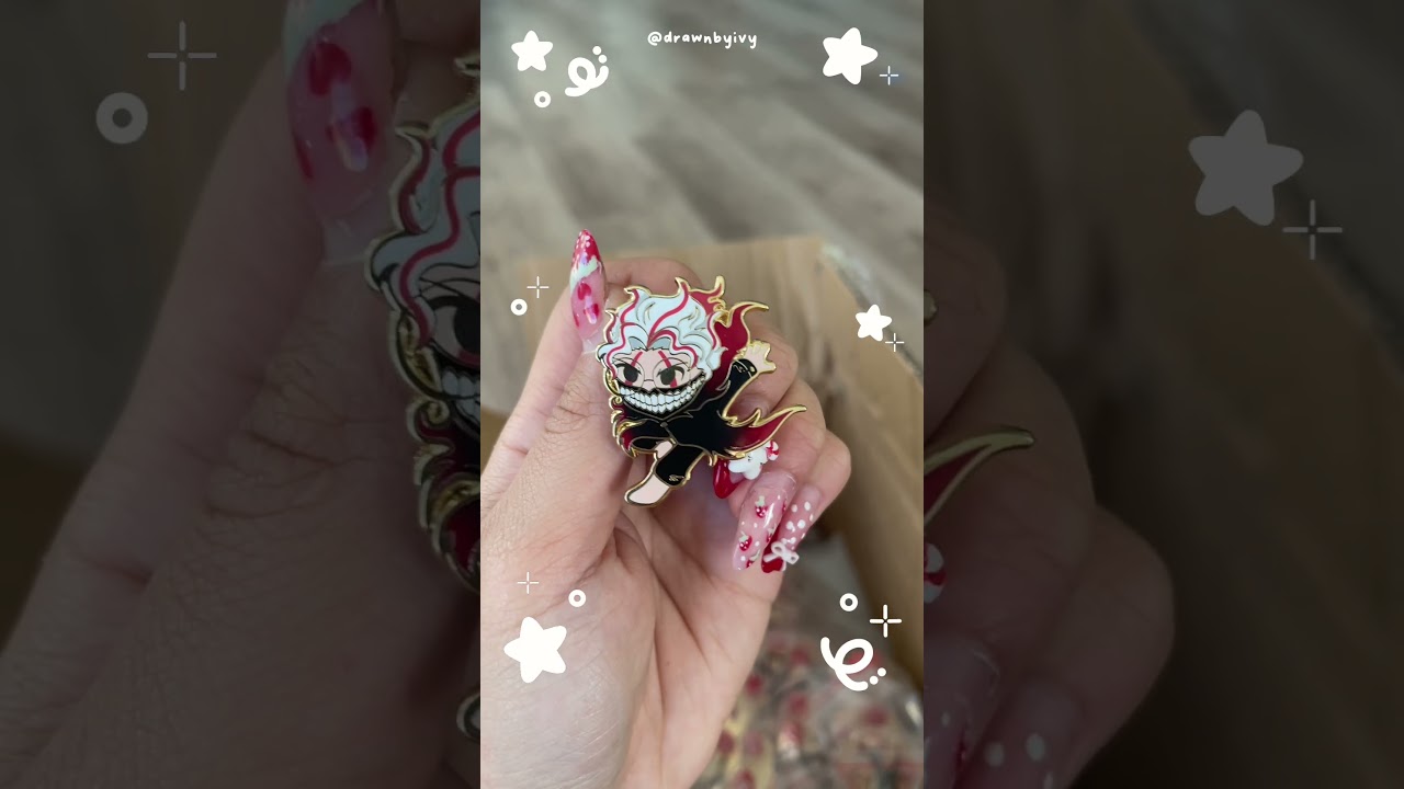 new Dandadan enamel pins! 👻👽 #animeexpo