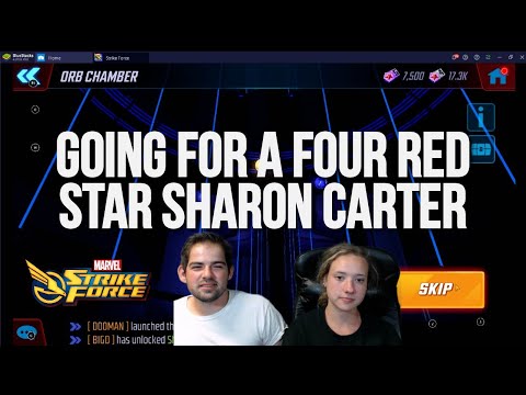 Another 7 Red Star - 30 Red Star Orb Opening for Sharon Carter  I Marvel Strike Force - MSF