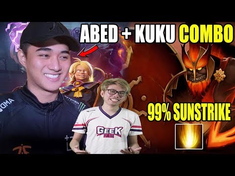 ABED INVOKER WITH KUKU MARS - COMBO WOMBO - 99% SUNSTRIKE -  DOTA 2 DOTA 2