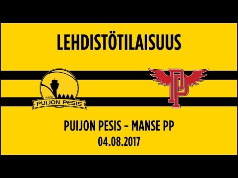 04.08.2017 Lehdistötilaisuus Puijon Pesis - Manse PP