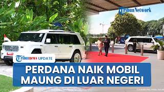 Perdana! Prabowo Gunakan Mobil Maung Pindad ke Luar Negeri, Dipakai Selama di Filipina