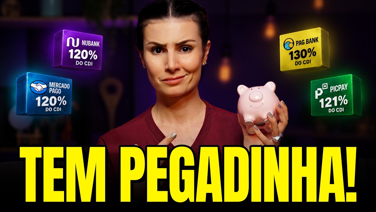 Caixinhas "turbinadas" Nubank, PicPay, Mercado Pago e PagBank: QUANTO RENDE CADA UMA?