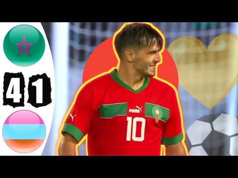 Morocco vs Gabon 4-1 | 2024 African Cup Qualifiers of Nations ll  Highlights