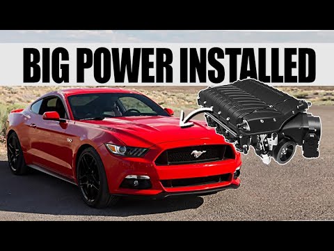Mustang 5.0 Whipple Supercharger install part 1 !!!