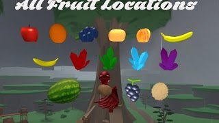 Roblox Treelands All Fruit Locations Appreplays - roblox treeland codes