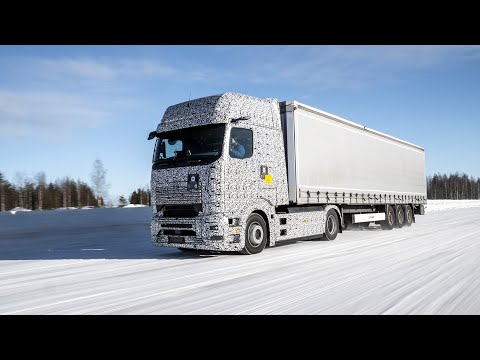 Der eActros im Wintertest in Finnland. Der Härtetest für alle Mercedes-Benz Trucks.