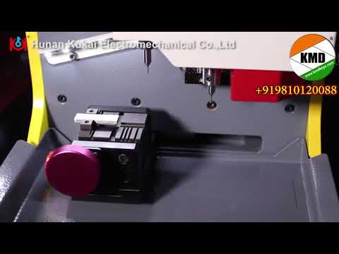 KMD How to calibrate automobile key clamp on SEC E9 automatic key cutting machine 1
