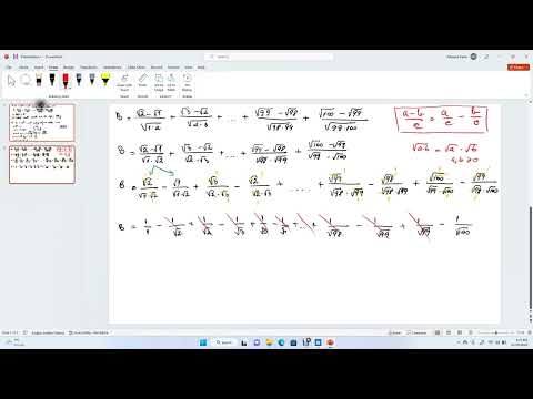 Olimpiade si concursuri -  clasa a 7 a exercitiu radicali