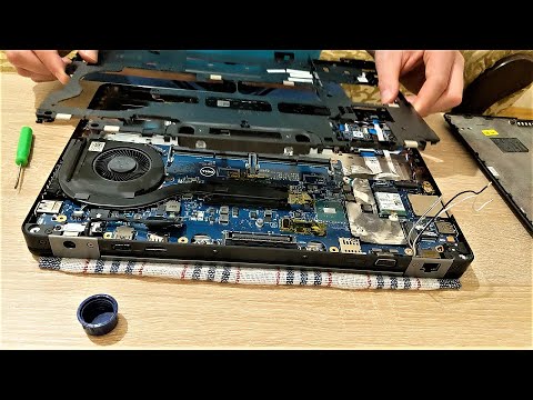 Dell Latitude E5470/E5570 Disassembly and cleaning /How to apply thermal paste