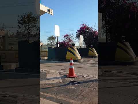 No pedágio de Presidente Bernardes -SP