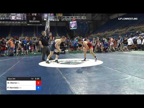 170 Lbs Rnd Of 128 William Martin Oklahoma Vs Patrick Kennedy Minnesota