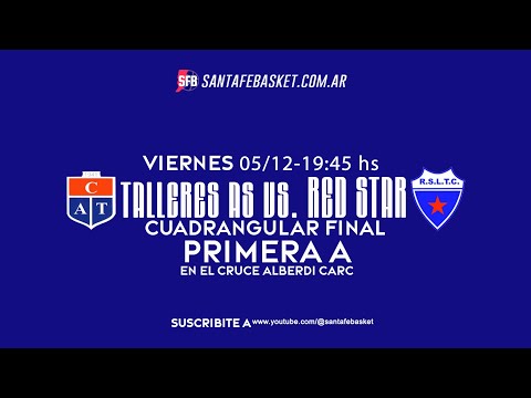 PRIMERA A | Cuadrangular Final Fecha 3 Viernes 5/12 | Talleres Arroyo Seco vs. Red Star San Lorenzo