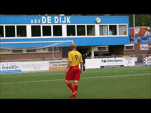 Kay Hilverink, promovatie wedstrijd 23-06-2018, De Dijk O19 - Roda Raalte O19