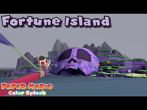 Paper Mario: Color Splash 100% Repainted - Stage 21 - Fortune Island