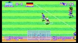 International Superstar Soccer Deluxe (SNES) Gameplay on a Retron 5 in 720p HD