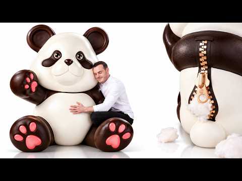 Would You Cuddle or Eat This Giant Chocolate Panda?