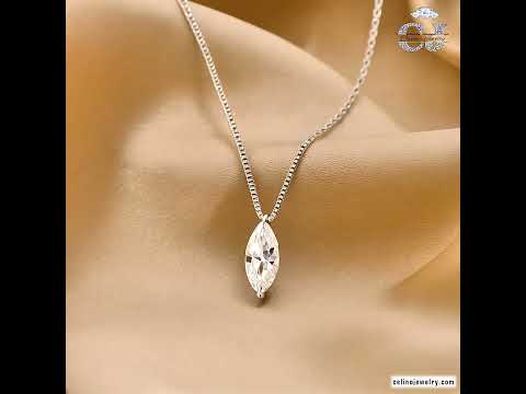 Moissanite Horse Eye Necklace product video