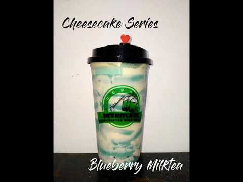 Advertisement - Cheesecake Series Blueberry Milktea