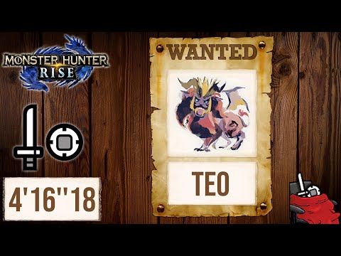 MH Rise | Solo Teostra (Sword and Shield | SnS) - 4'16''18