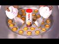 ASMR How To Make Massive Nutella Biscuits Ice Cream Rolls Satisfying Delicious No Talking