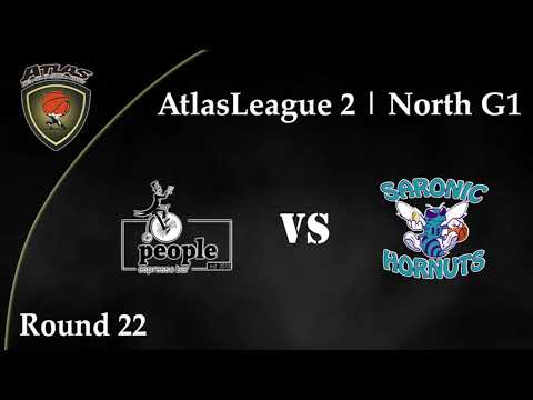 Atlasbasket League 2 - Round 22 - PEOPLE CAFÉ vs SARONIC HORNUTS 51-53