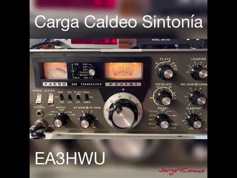 1979 Yaesu FT101 caldeo carga sintonía viejo rockero nunca muere