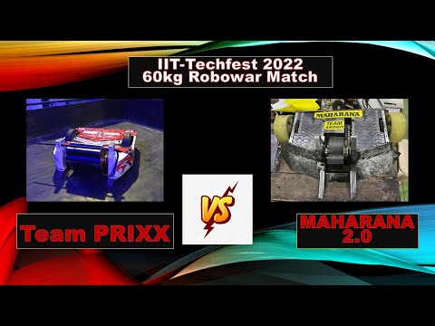 Team PRIXX VS Team Xenon (MAHARANA 2.0) | IIT-Techfest 2022 Semi-finals |