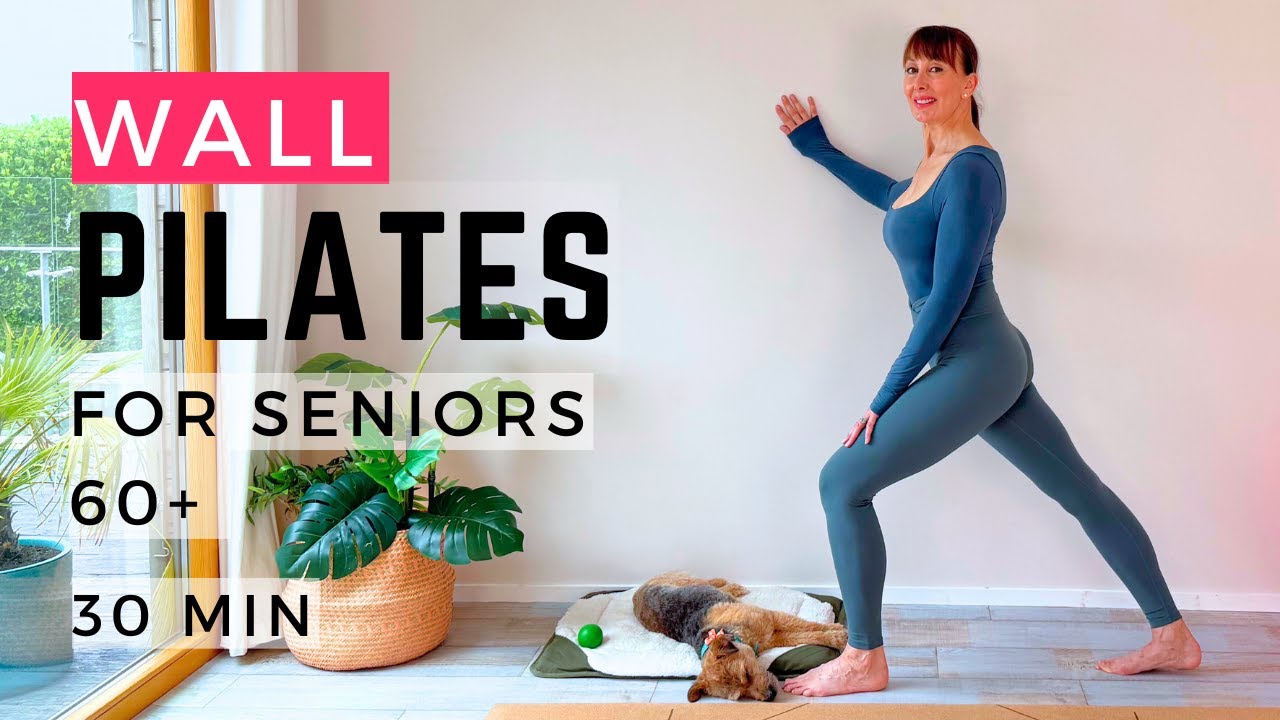Wall Pilates Workout for Seniors for Full Body Strength, Balance and Coordination | 30 Min - YouTube