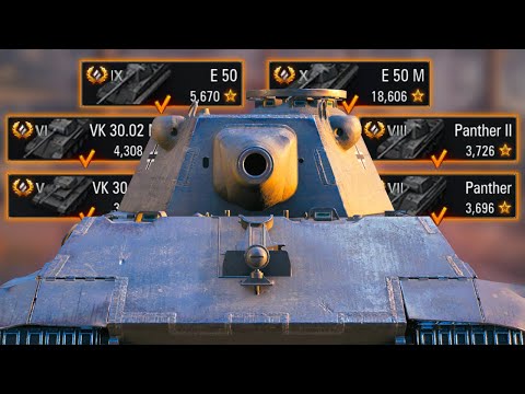 Schaufenster des E50M-Technologiebaums!