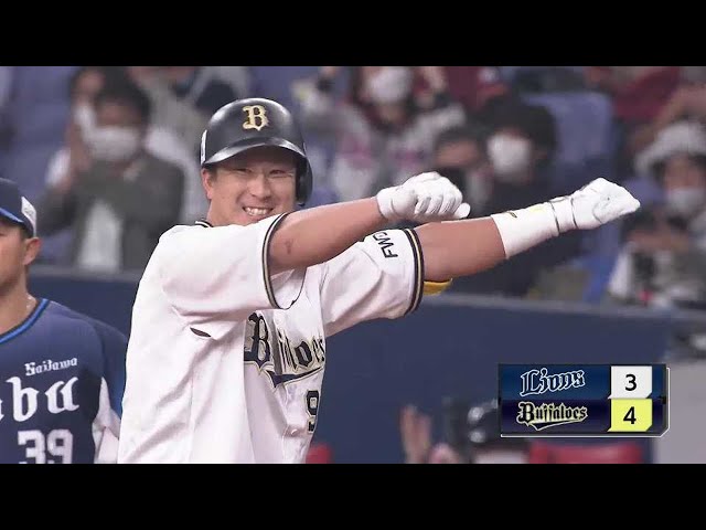 【5回裏】4試合連続打点!! バファローズ・杉本 今日は粘って勝ち越しのタイムリーヒット!! 2021/4/20 B-L