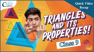 Class 9 | Triangles and Its Properties | Maths Olympiad | CREST Olympiads