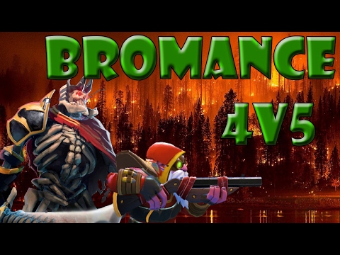 SNIPER + WRAITH KING Bromance 4 vs 5 COMEBACK - Dota Montage
