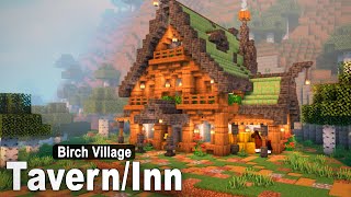 Minecraft: How to build a TAVERN/INN | Village Tutorial