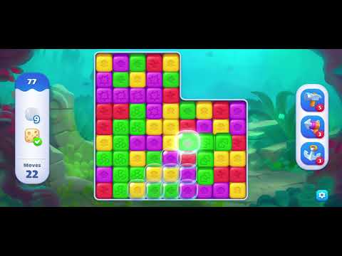 FISHDOM BLAST LEVEL 77 ~ No boosters