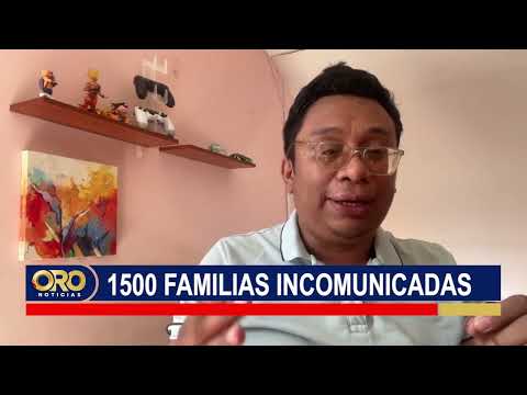 Carretera destruida en San Andrés, Santander | Oro Noticias