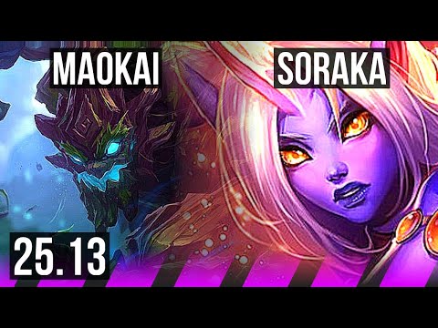 MAOKAI & Kai'Sa vs SORAKA & Smolder (SUP) | EUW Diamond | 25.13