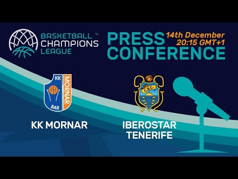 KK Mornar v Iberostar Tenerife - Press Conference - Basketball Champions League