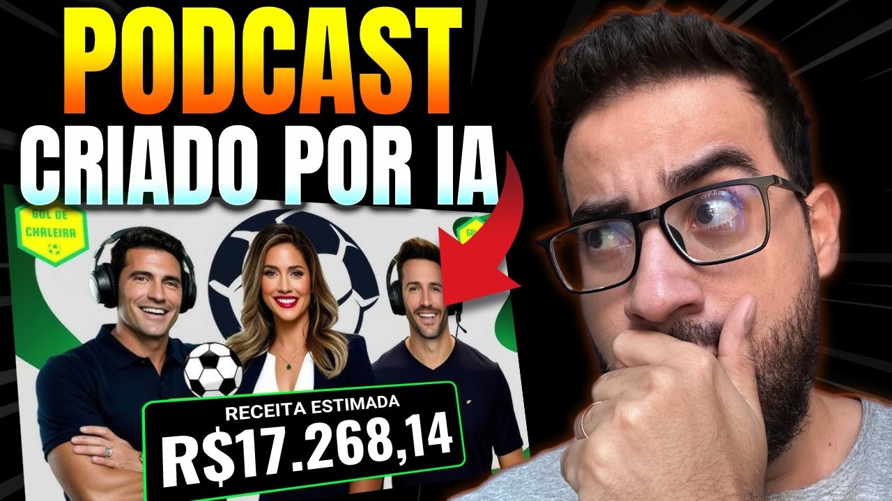 GRATUITO!✅ IA Cria PODCAST EM PORTUGUÊS no NotebookLM do Google!