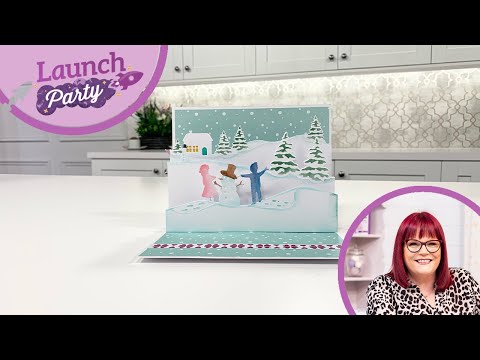 Launch Party: Christmas Abstract Create-a-Card dies and more (24 Aug 2021)