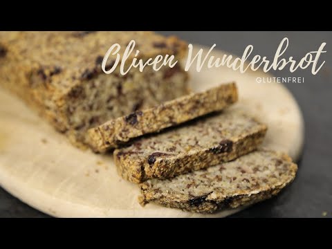 Oliven Wunderbrot glutenfrei Rezept