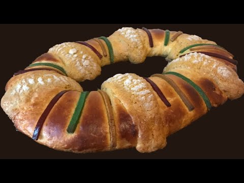 Rosca de reyes con relleno de nuez (Receta)