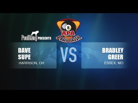 2018 APA 8-Ball Classic - Dave Supe VS Bradley Greer - Red Tier Final